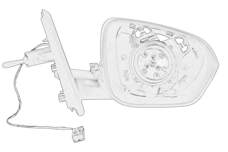 Oglinda exterioara reglaj manual