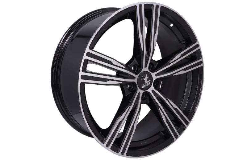 Janta aliaj 8.0x19 inch aluminiu negru lucios lustruit