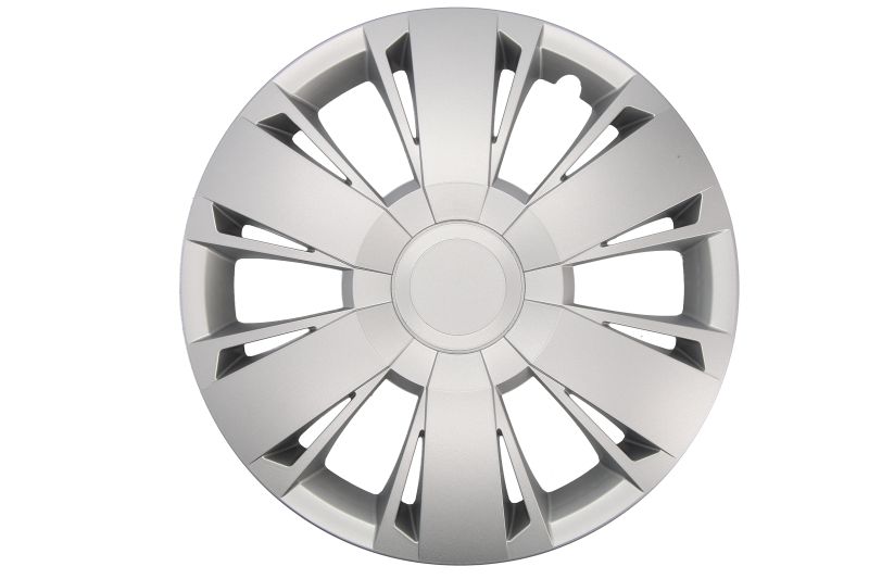 Capac roata plastic argintiu 4 bucati