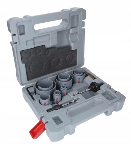 Fierastrau orificii lemn cilindric 44 mm set 12 bucati