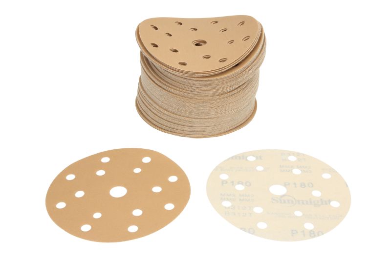 Discuri polishing 150 mm set 100 bucăți bej