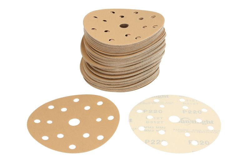 Discuri polishing 150 mm set 100 bucăți bej