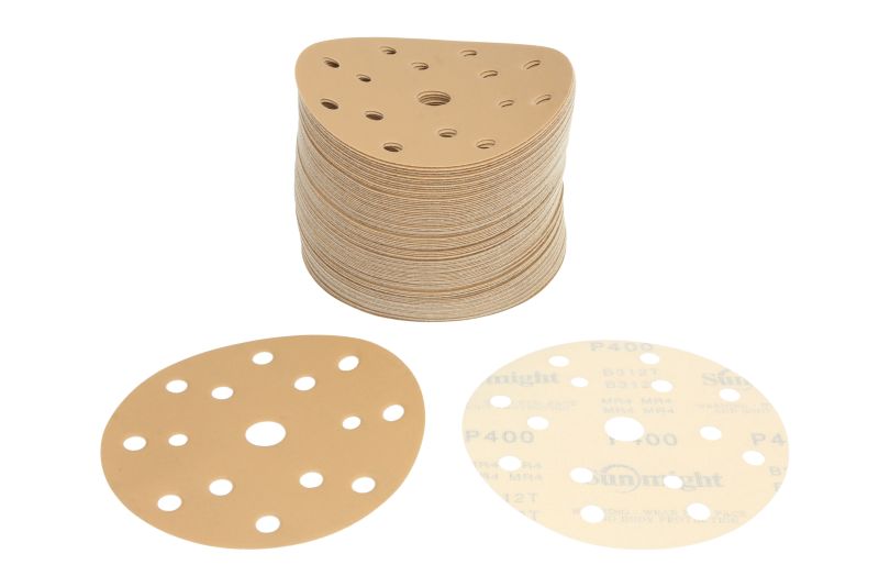 Discuri polishing 150 mm set 100 bucăți bej