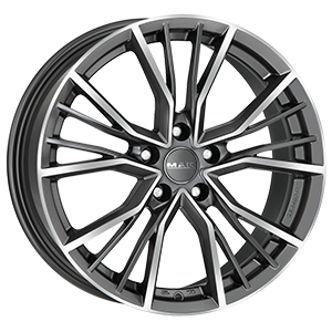 Janta aliaj 8.0x18.0 inch 66,45 mm Față de oglindă din metal armat
