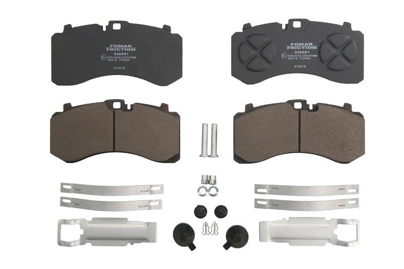 Set placute frana spate 215x108.5x32 mm