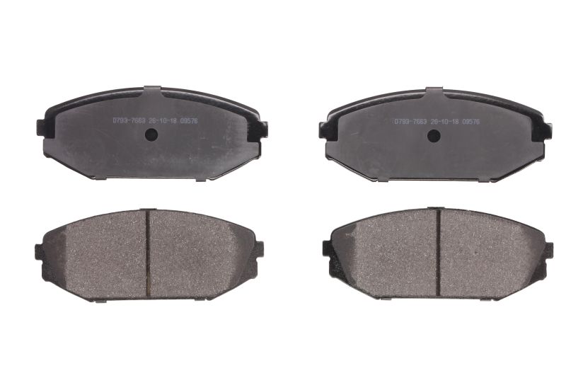 Set placute frana fata 139.2x56.1x17.0 mm