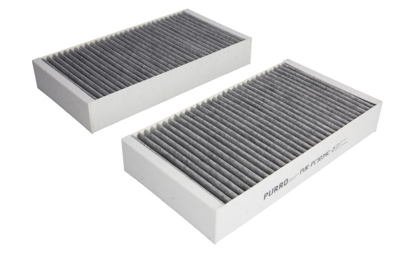 Filtru aer habitaclu cu carbon activat 254x134x40 mm