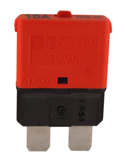 Siguranta automata 32 V rosie 6x20x34,9 mm