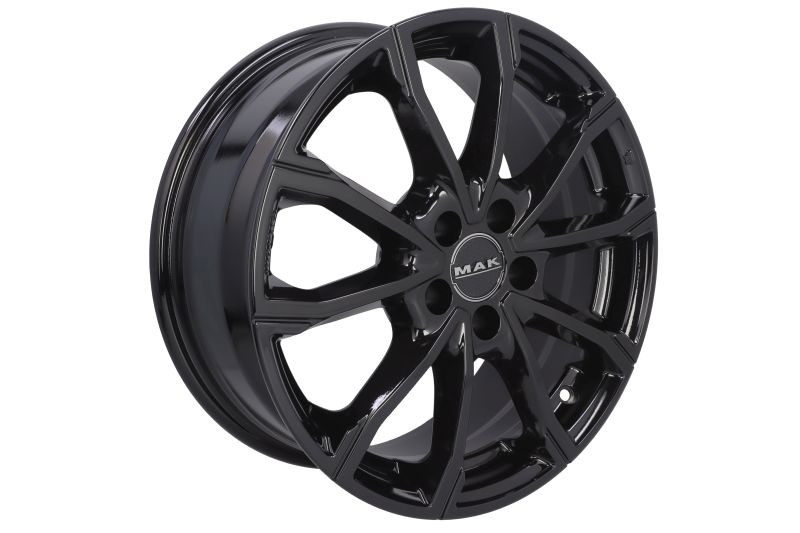 Janta aliaj 6.5x16 inch aluminiu negru lucios
