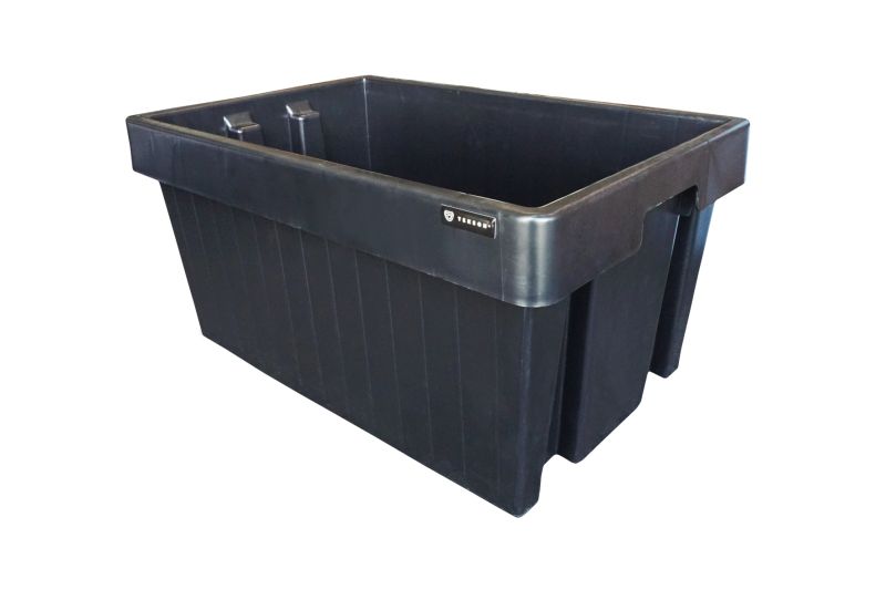 Containere de garaj 600x400x305 mm plastic negru