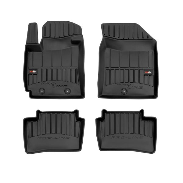 Covoras podea cauciuc fata TPE hatchback 4 bucati negru