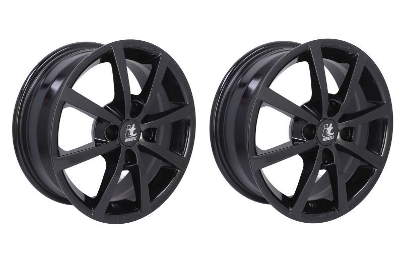 Janta aliaj 6.0x15 inch 63,4 mm negru lucios