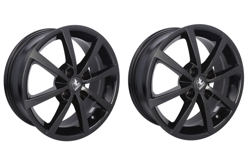 Janta aliaj 6.5x16 inch 63,4 mm negru lucios