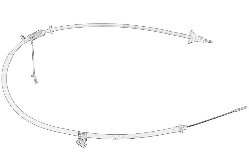 Cablu frână de parcare spate 1548/1330 mm