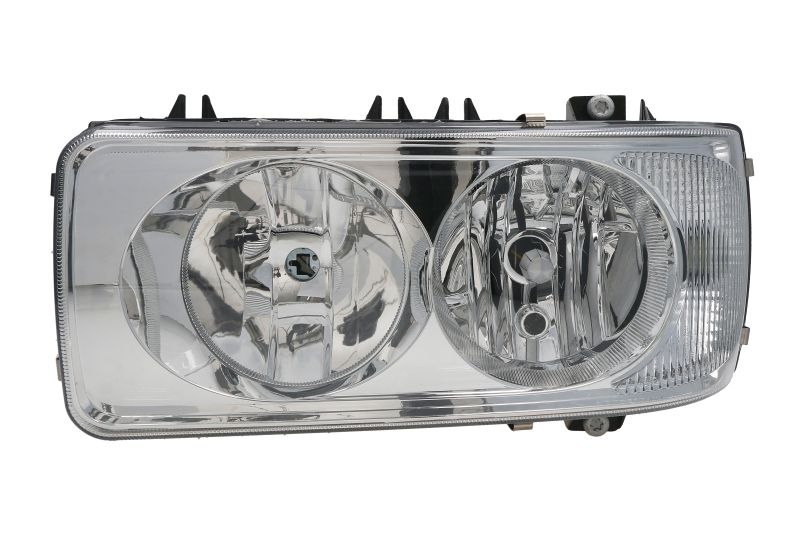 Far fata electric cromat semnalizator transparent
