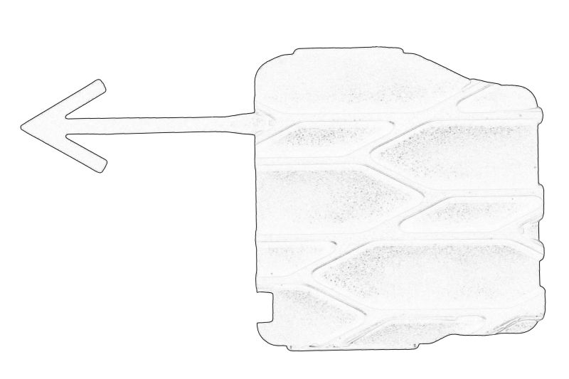 Suport,grila radiator