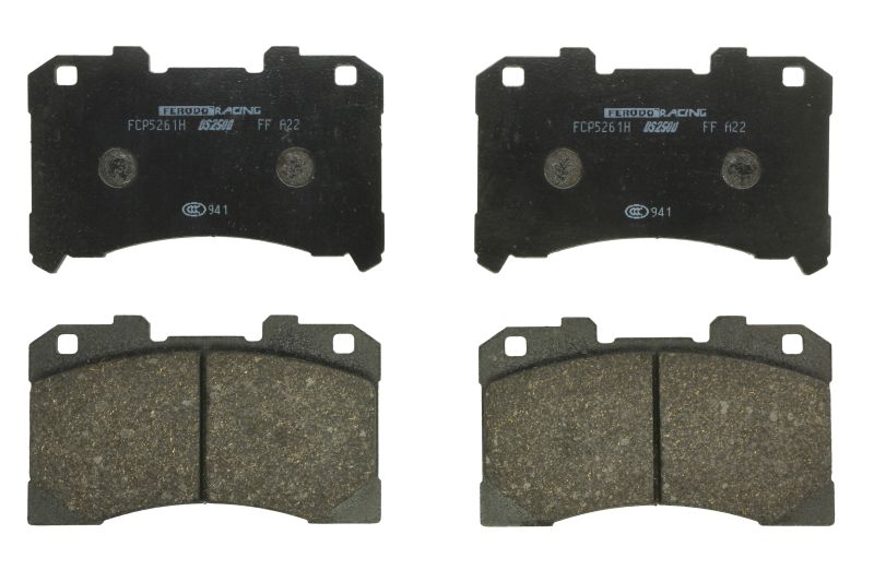 Set placute frana fata 133.2x86.8x14.9 mm