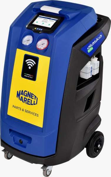 Statie de umplere sisteme A/C R1234yf 50 l/min galben