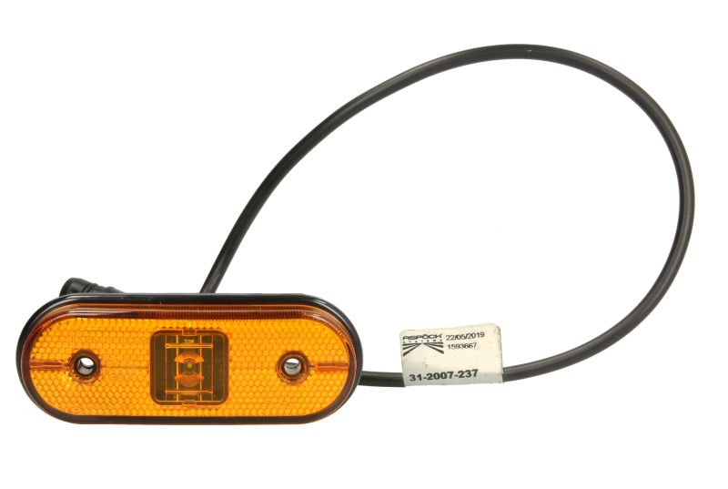 Lumina de clarificare laterală LED 24V portocaliu 119x44 mm cablu 500 mm