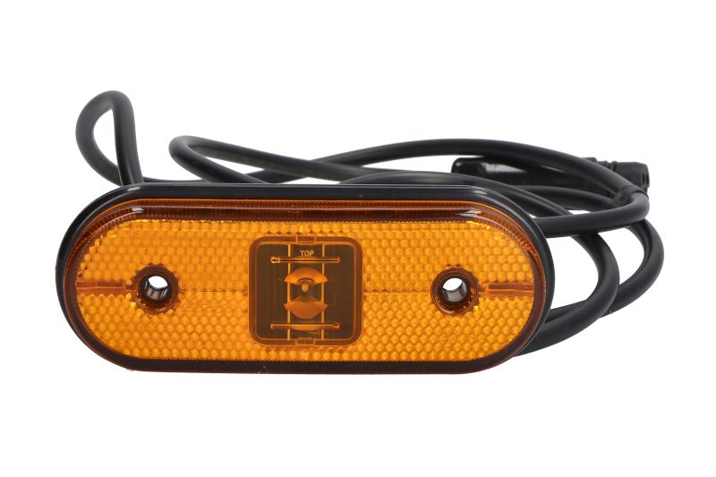 Lumina de clarificare laterală LED 24V portocaliu 119x44 mm cablu 1500 mm