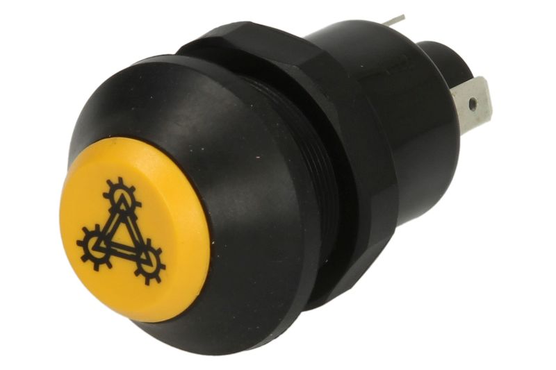 Comutator contact portiera de urgență 12V/24V negru/galben