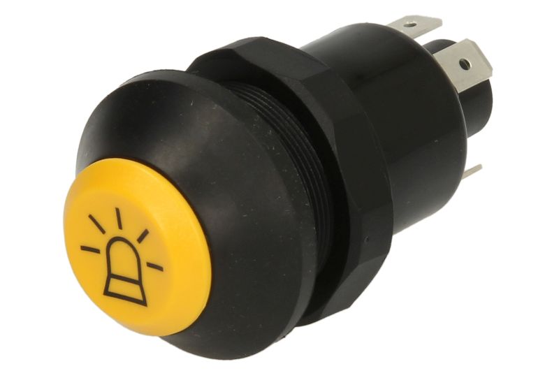 Comutator contact portiera 12V/24V negru/galben