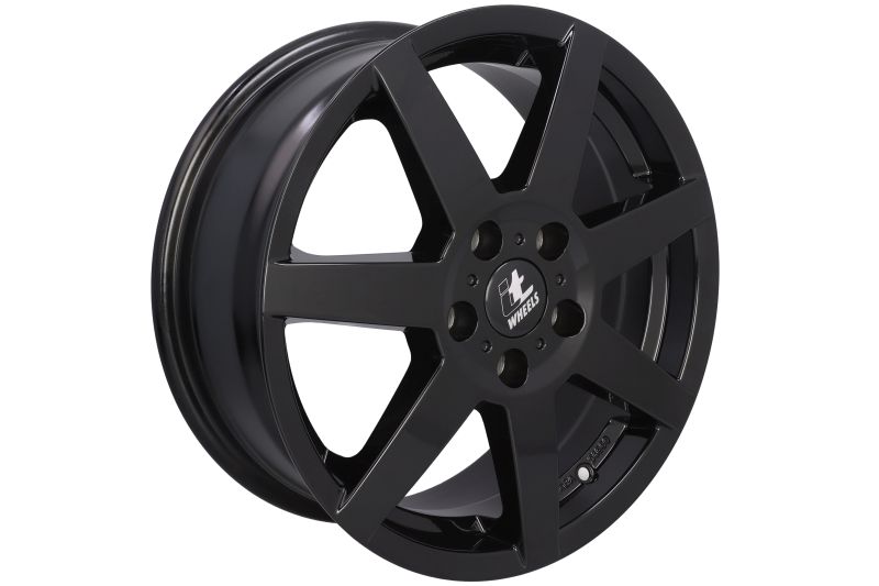 Janta aliaj 6.5x16 inch aluminiu negru lucios