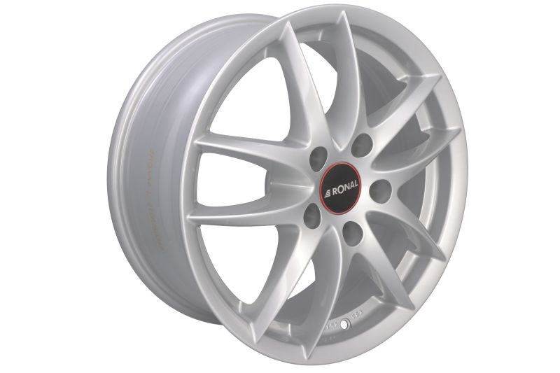Janta aliaj 7.0x16.0 inch aluminiu argintiu lucios con 60°