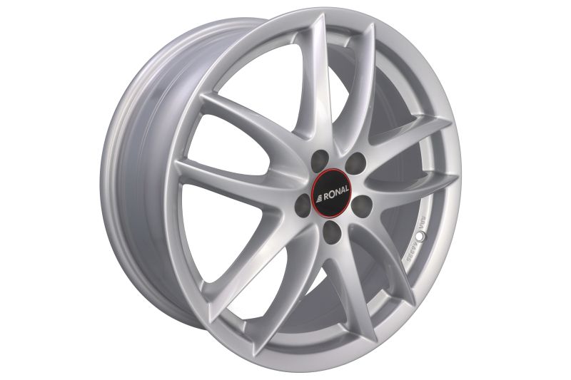 Janta aliaj 7.0x17.0 inch aluminiu argintiu lucios con 60°
