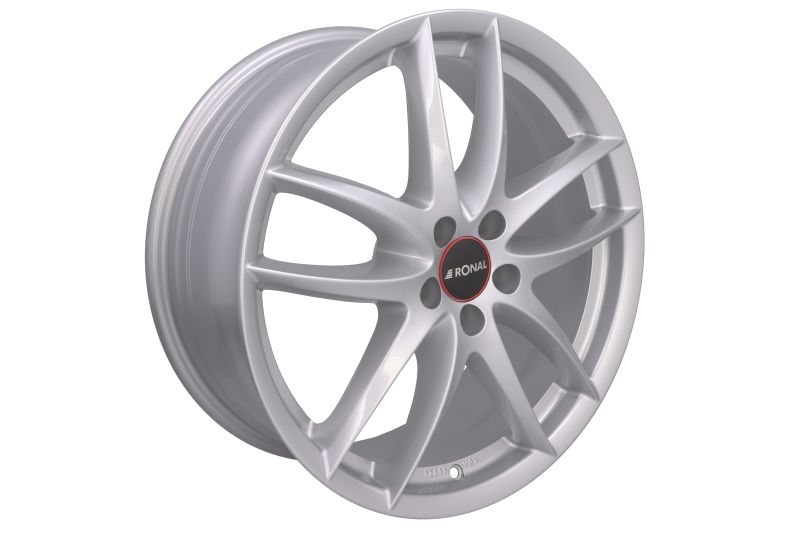 Janta aliaj 7.5x18.0 inch aluminiu argintiu lucios con 60°