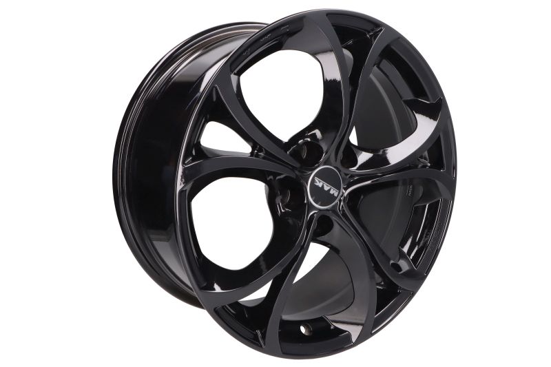 Janta aliaj 7,5x17 inch ET 65,1 mm aluminiu negru lucios