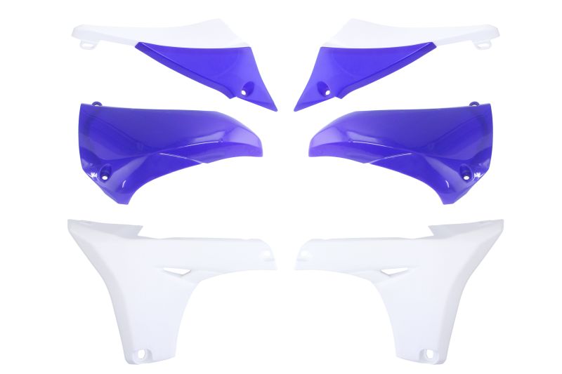 Kituri de plastic albastru/alb