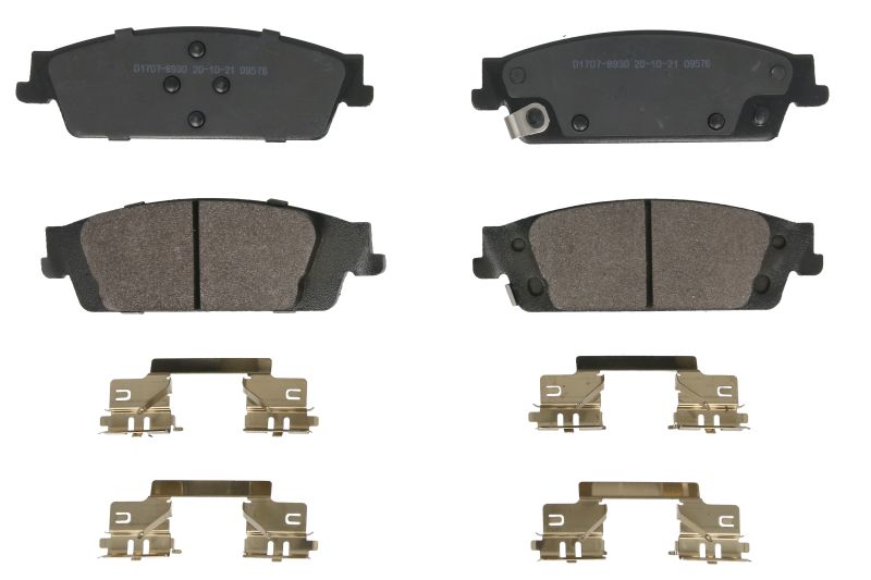 Set plăcuțe frână disc spate 142.5x45.5x17 mm