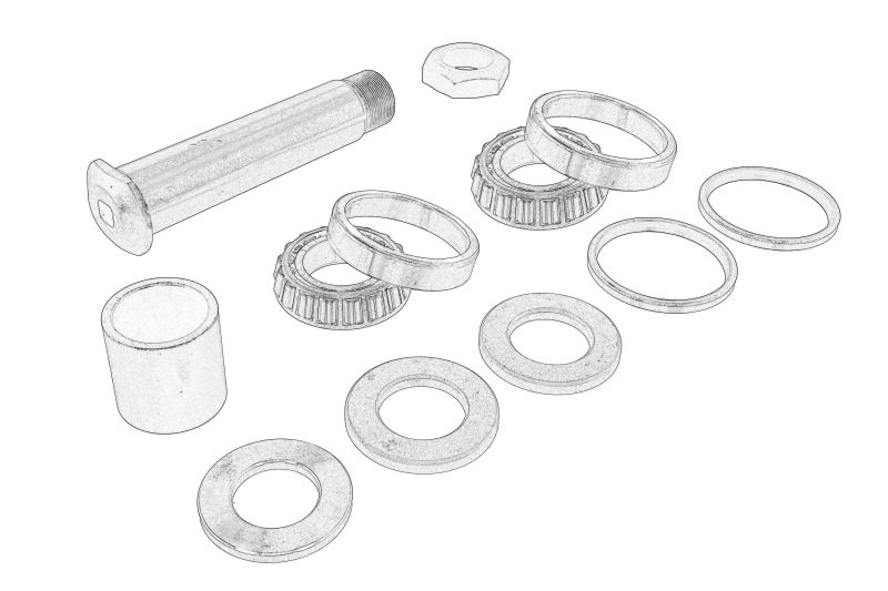 Set reparatie articulatie portanta/ghidare inferior