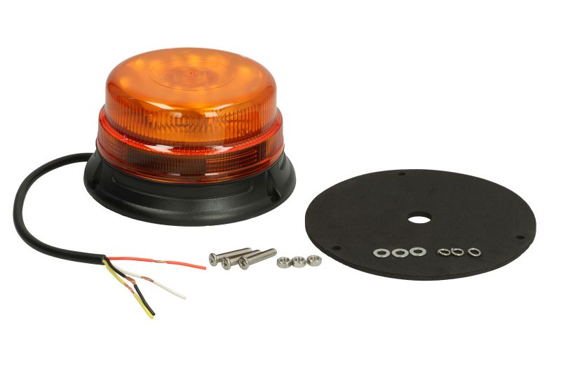 Girofar LED 140 mm portocaliu 12W