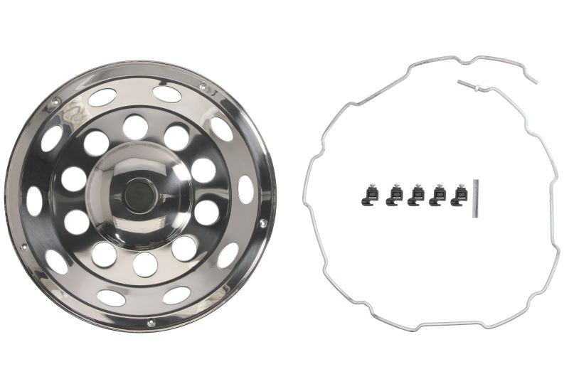 Capac roata spate plat 590 mm otel inoxidabil 1 buc