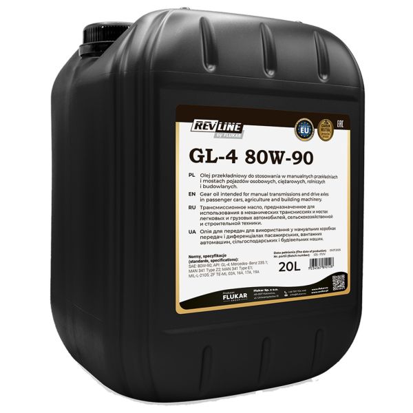 Ulei de transmisie REVLINE 80W-90 20L