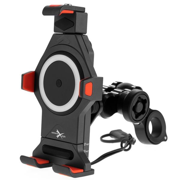 Suport telefon 15 W negru portocaliu