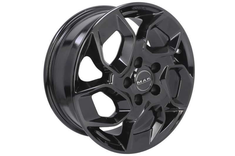 Janta aliaj 6.5x16 inch 76 mm negru lucios