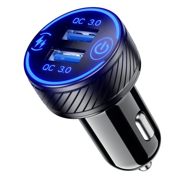 Incarcator auto 18.0 W negru