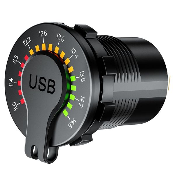 Conector USB tip A 18W negru