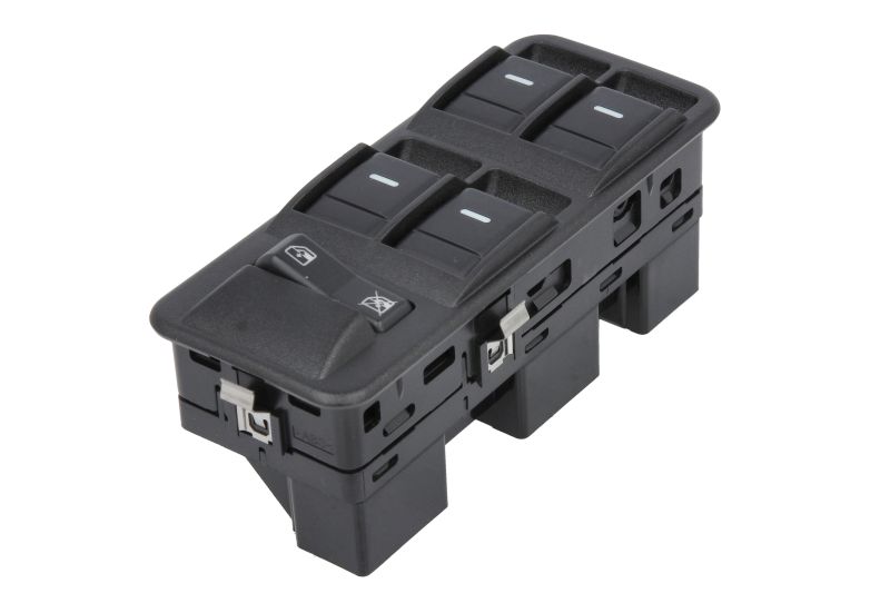 Comutator macara geam fata stânga 12V roșu