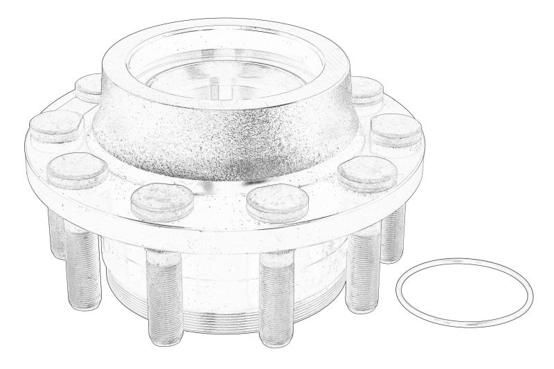 Butuc roata flansa 268 mm