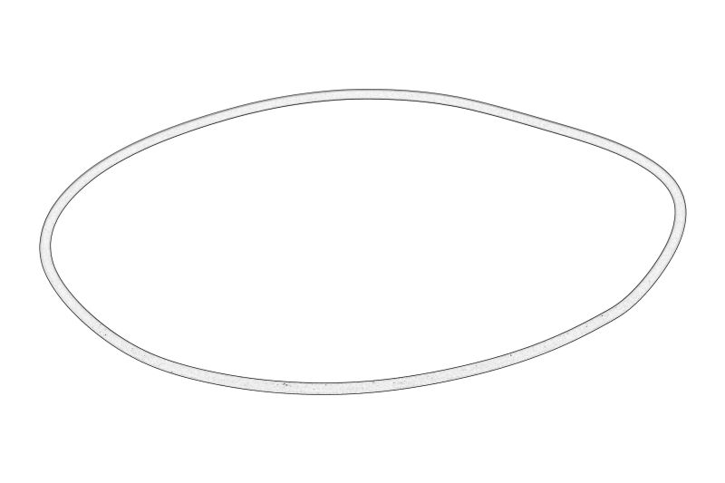 Simering butuc roata 160x3 mm