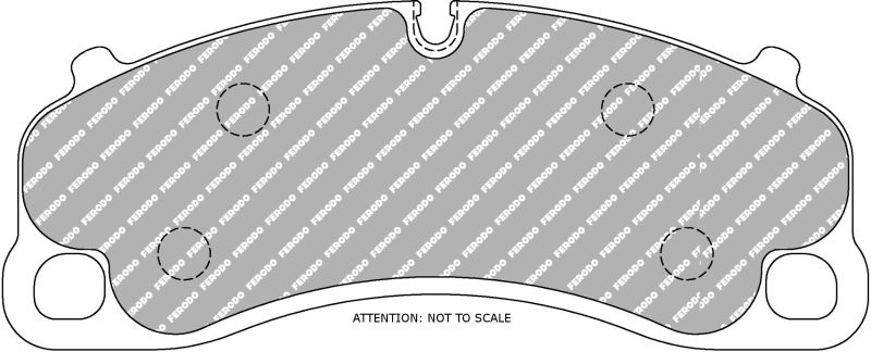 Set placute frana fata 198.3x80.0x16.6 mm