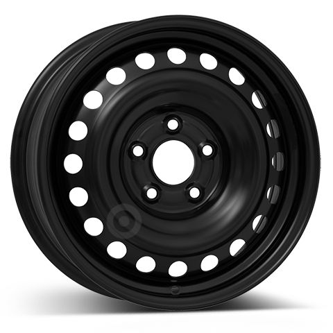 Janta otel 6.5x16 inch negru
