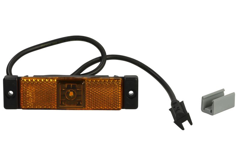 Lumină de clarificare laterală LED 130x32 mm portocaliu