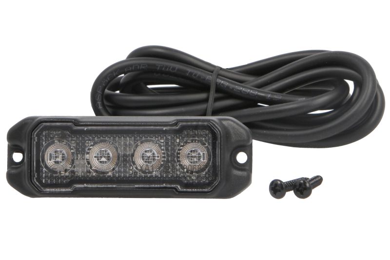 Girofar LED 85x28 mm portocaliu