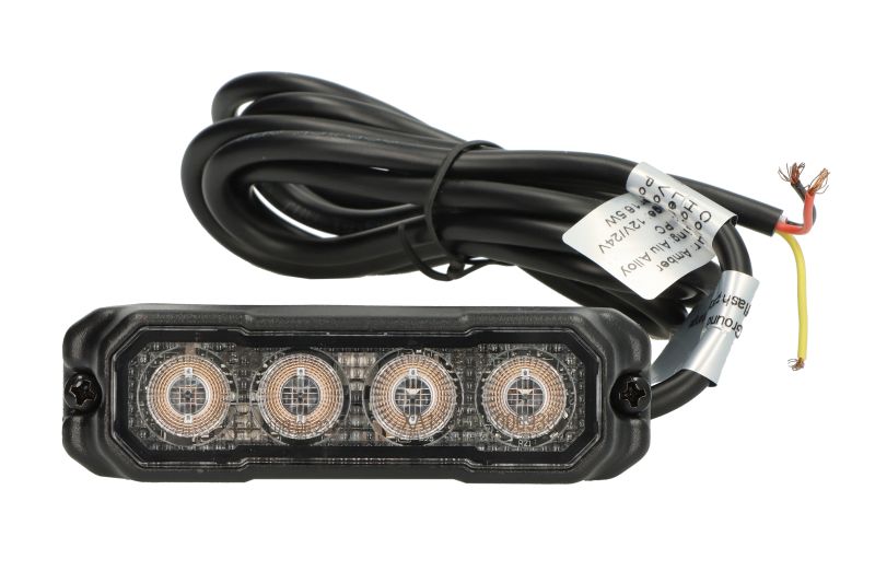 Girofar LED portocaliu 96x28 mm