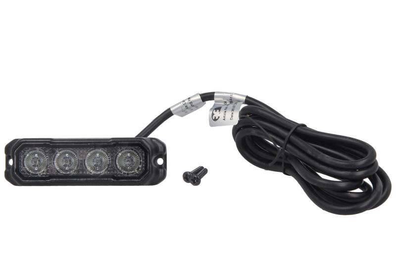 Girofar LED albastru 96x28 mm